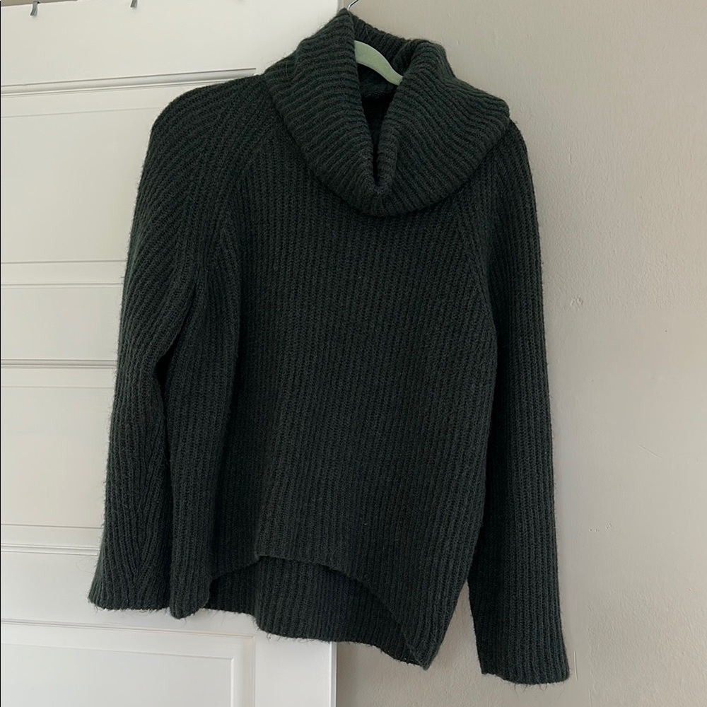 Women's Black Turtleneck Sweater